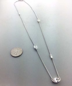 Custom Diamond Necklace Chain with Different Diamonds East Towne Jewelers Mequon WI