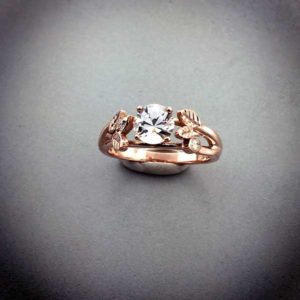 Custom Rose Gold Diamond Engagement Ring East Towne Jewelers Mequon WI