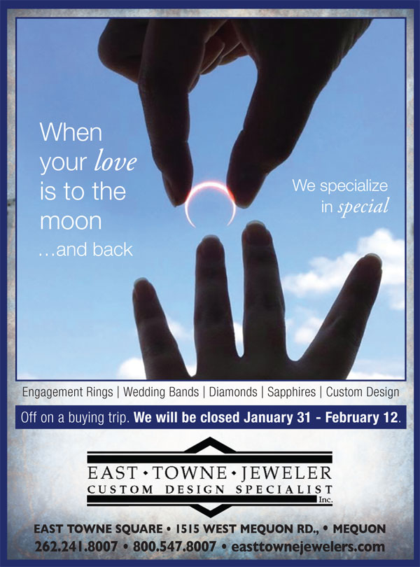 East Towne Jewelers M Magazine 0218 Custom Jewelry
