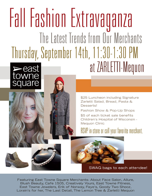 East Towne Square | Fall Fashion Event September 2017