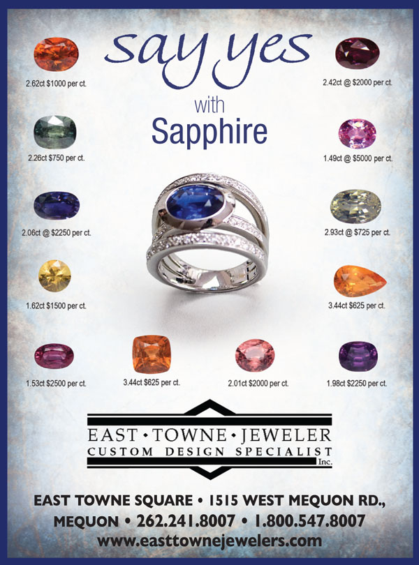 Every Color Sapphires | September 2017 | East Towne Jewelers