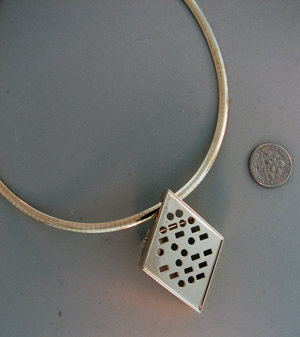 Morse Code Custom Designed Brooch | East Towne Jewelers
