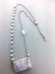 Redesigned Necklace for the Moonstone Centerpiece East Towne Jewelers Mequon WI